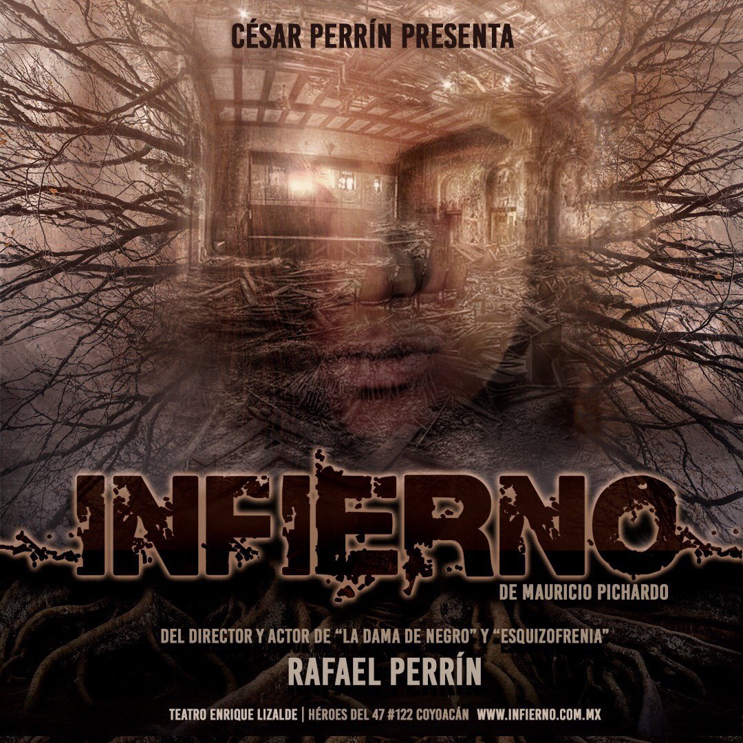 CESPER__'s tweet photo. Te atreves a entrar al infierno? Conoce  la nueva experiencia paranormal en las entrañas del Teatro Enrique Lizalde, bajo la dirección del Maestro del Terror @perrinrafael  boletos en preventa en https://t.co/Bu34uyw5Rb.Max https://t.co/DhsfsRNYIA