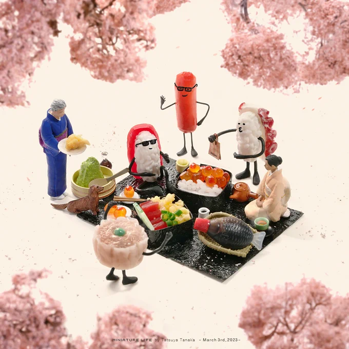 のりのりでお花見 