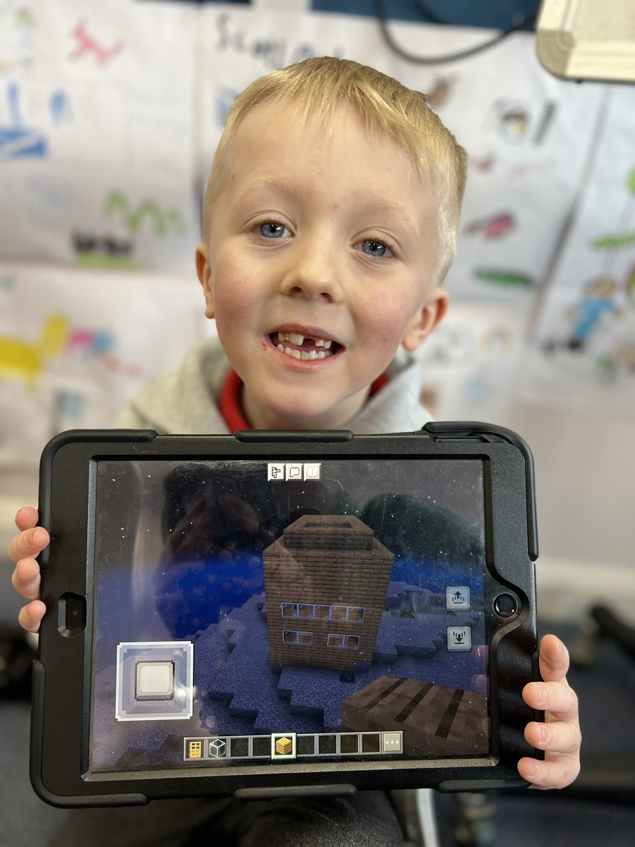 MidCalder_PS's tweet image. The Big Bad Wolf has changed his ways and P2 and P3/2 were challenged to design a new house for him to settle down in using @Minecraft. We SOARed with our creativity and problem solving skills! 📱🏠 #WorldBookDay2023 @WorldBookDayUK @wldigilearn #MCPSP2 #MCPSP3_2 @wl_literacy