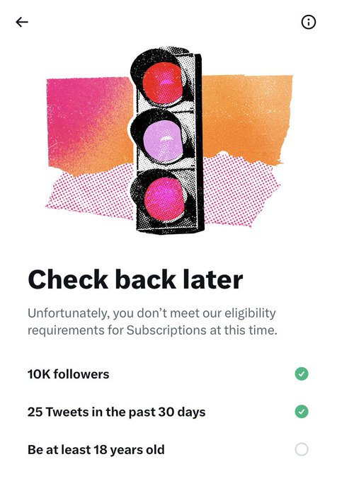 Just poking around Twitter and it&rsquo;s &ldquo;monetization&rdquo; page and it says I don&rsquo;t qualify because I&rsquo;m not&hellip;