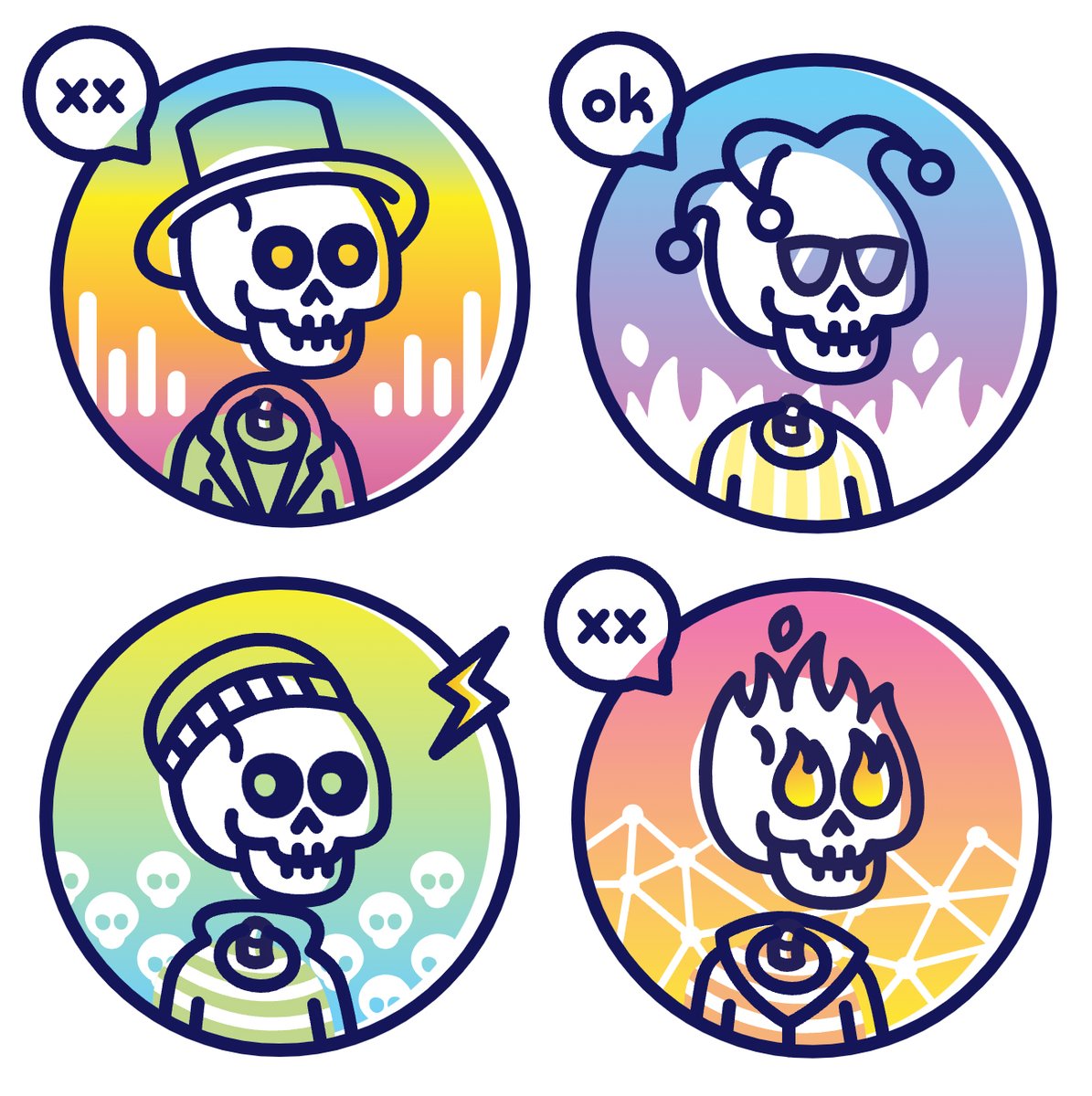 🌞GM ecc0s🌞

Here's a 👀  at some 💀💀💀 coming to the ecc0system. 

Which one is your favorite? 

:)