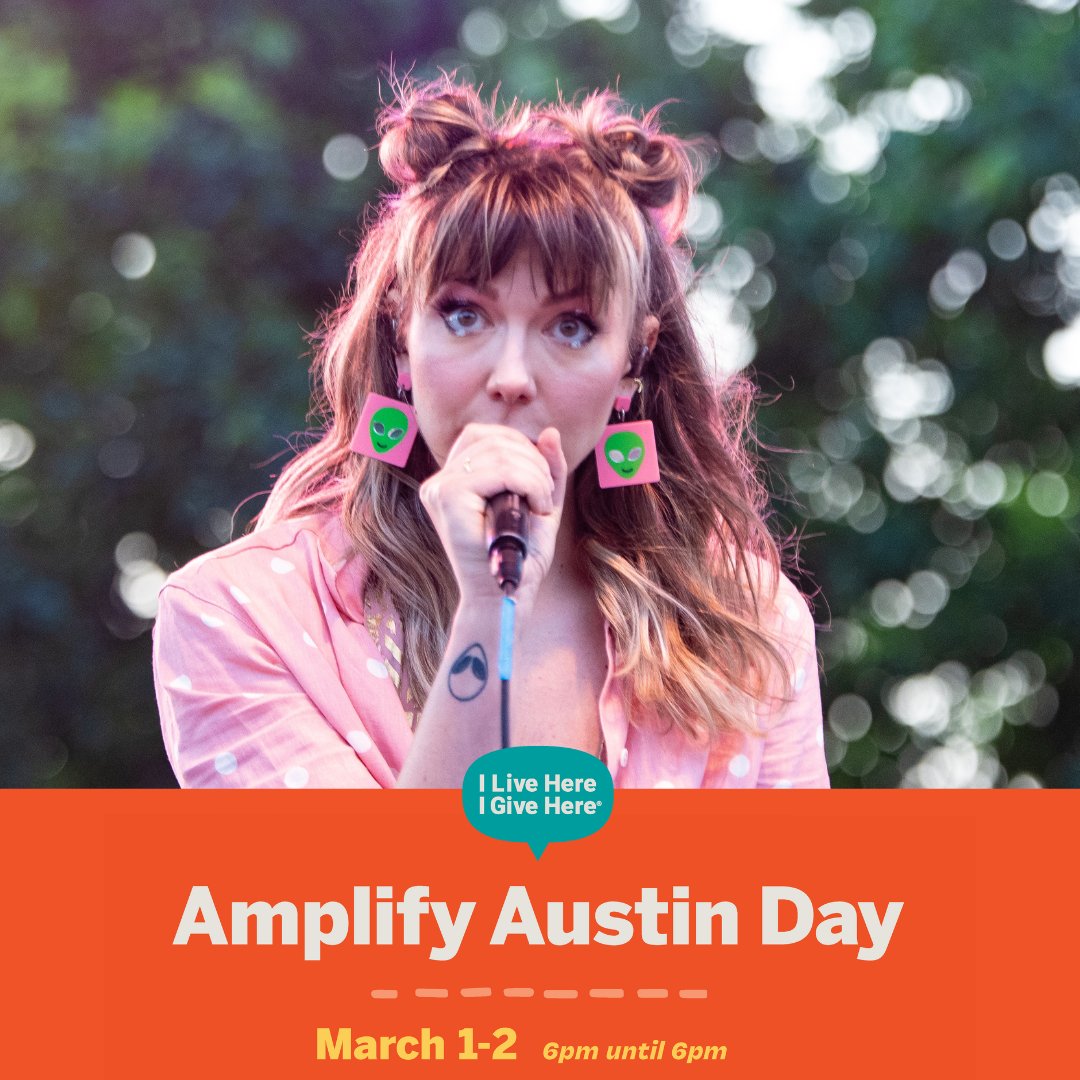SIMSfoundation's tweet image. You have until 6PM today to take part in Amplify Austin Day 2023! Show your love for music and the ones who make it possible by donating and sharing with your friends and family why you choose to #AmplifySIMS this year. Give now at bit.ly/amplifySIMS  

@primothealien