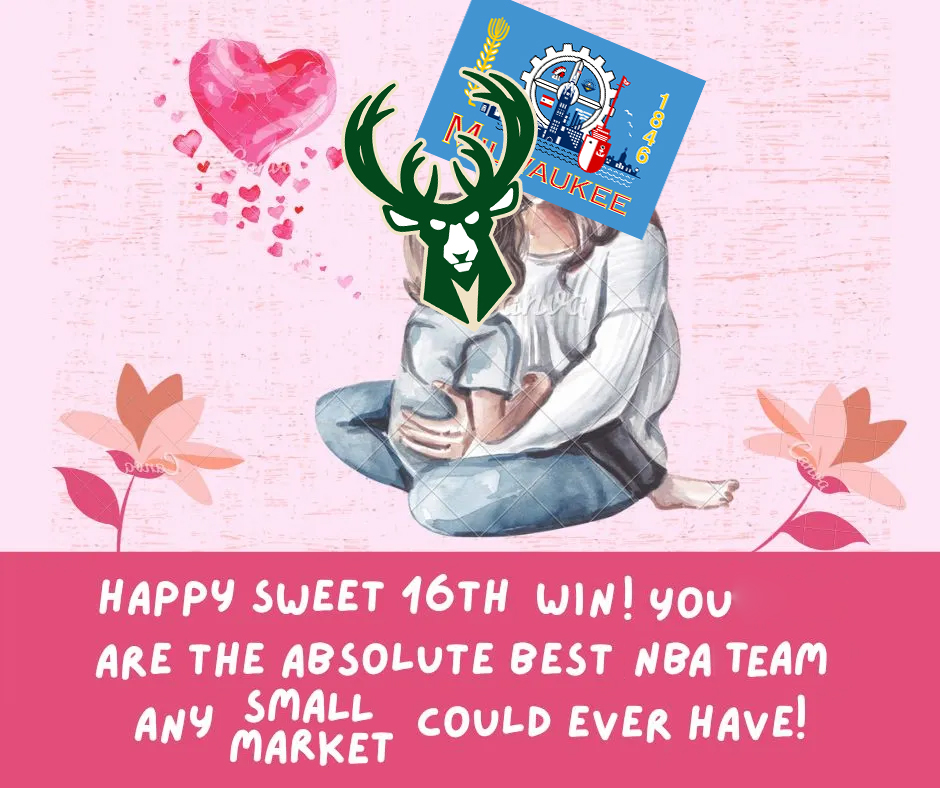 DanielBakerMKE's tweet photo. The #Bucks may never lose again 🏆🦌 #milwaukee https://t.co/KBICj7Ow2D