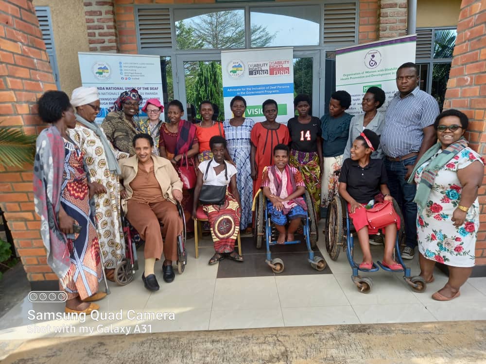 WDisabilities's tweet photo. Happening today: OWDHD in Partnership with Rwanda National Union of the Deaf(RNUD) under financial support of @DisabRightsFund has organized training on #UNCRPD for women and girls with disabilities from @BugeseraDistr https://t.co/UVDR42ewyZ