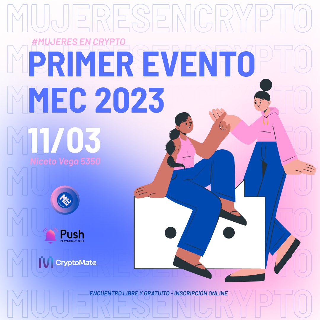 Primer Meetup del año  🚀🔥

¿Qué mejor motivo que LA SEMANA DE LA MUJER 👩  para reunirnos? 

Aprenderemos:

1️⃣ Como fundar una #Startup con @PaulaMontic 
2️⃣ Como armar un #pitch con <a href="/HannaSchiuma/">Hanna</a> 

📌 Niceto Vega 5350 CABA
🗓️ Sábado 11/03 
🕰 18.30 hrs

¡Lxs esperamos!👇