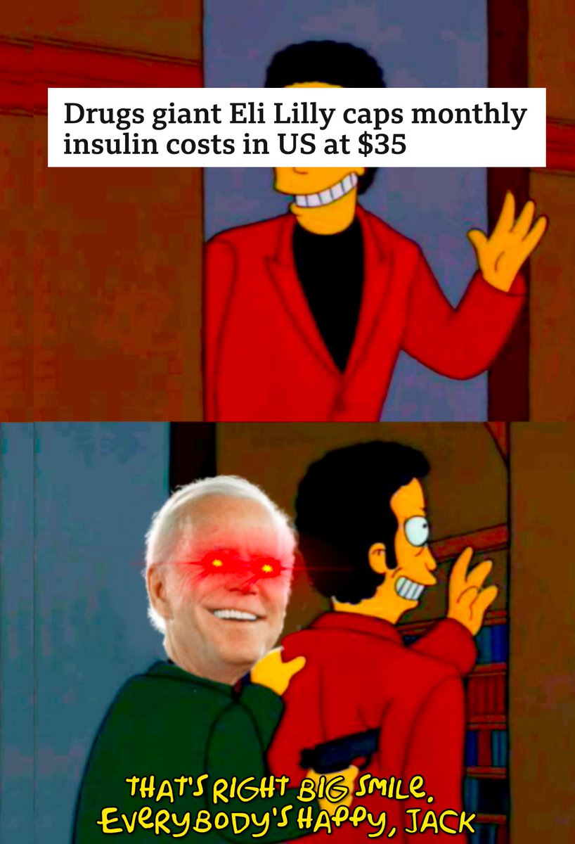 ... Eli Lilly deserve no applause ... 

All this proves is that they could have had it at $35 and made a profit all along... but they didn't. They jacked up the price for profits... and lot's people died because of it. 

It took government intervention to get them to change.