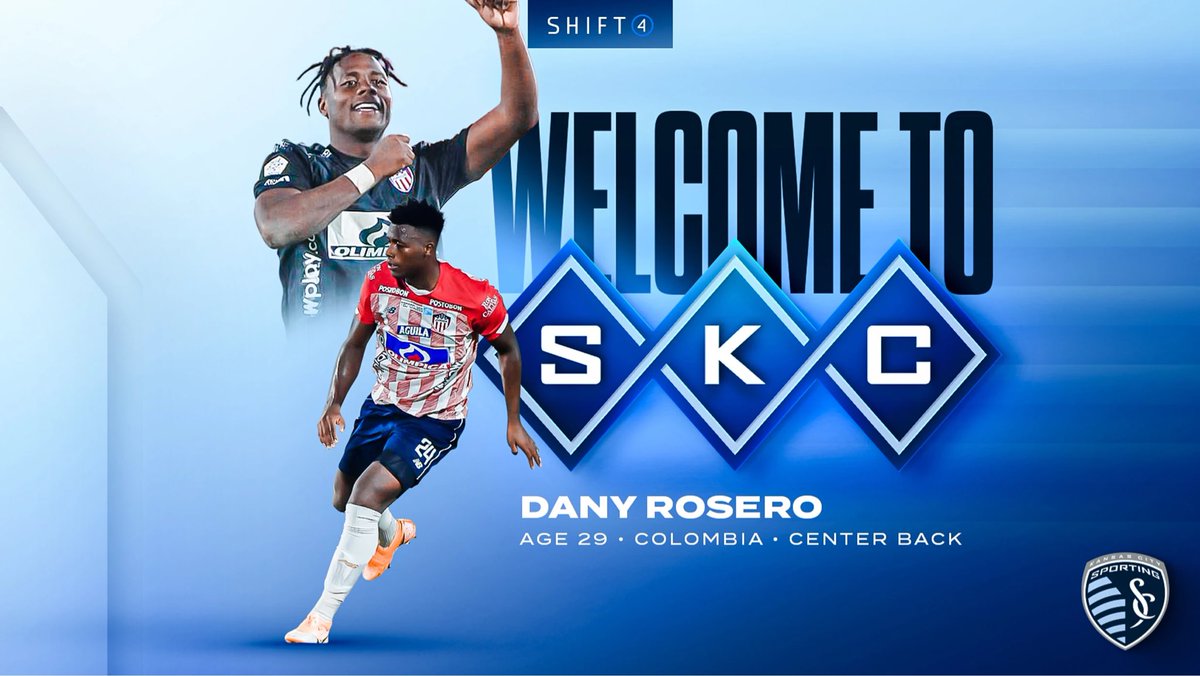 #SportingKC acquires center back Dany #Rosero in a transfer from #AtleticoJunior (Colombian Categoria Primera A) 🥹📈🇨🇴