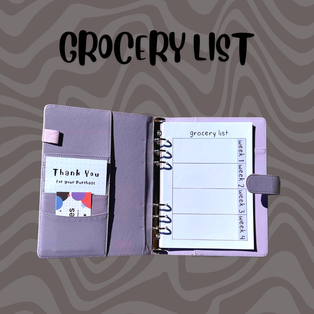 PagesJournals's tweet photo. Here are the other four new pages! Comment below which is your favorite, and check them out on our website to build your own journal! #pagescustomjournals #customjournal #bulletjournal #startajournal #tryjournaling #thingsthatmakemehappy #monthlybudget #selfcarebingo #grocerylist https://t.co/3aCw0sGZcx