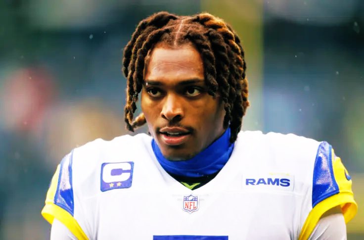 TheColtsCast's tweet photo. TRADE SCENARIO—

#Colts receive:

Jalen Ramsey

#Rams receive:

2023 second-round pick
2024 third-round pick

Would #ColtsNation be interested in adding a shutdown corner alongside Stephon Gilmore? Is it worth the draft capital and cap space? 👀 #NFL https://t.co/nxtGE2nX7X