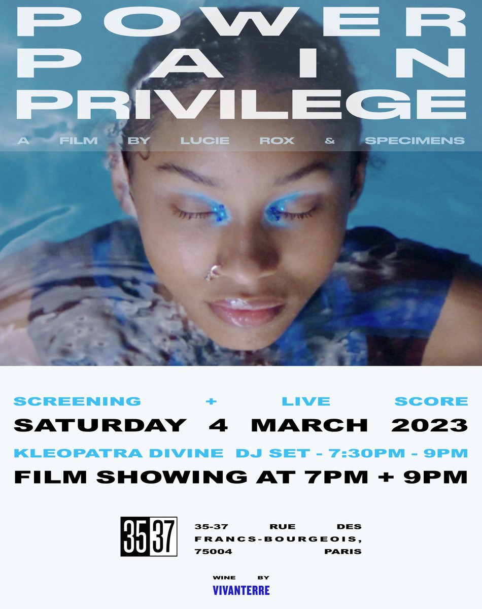 The album is accompanied by a film directed by the photographer &amp; director <a href="/LucieRoxxx/">Lucie Rox</a> which will be showing this Saturday 5th of March at 3537 in Paris with <a href="/specimens_sound/">Specimens</a> live scoring. 

A few exclusive advanced copy of the LP will be available to purchase on the night. 👀