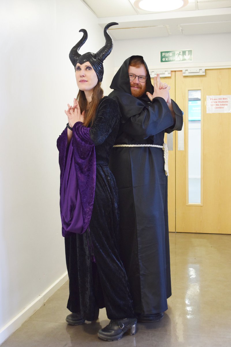 Our 6th Form leaders did not disappoint.  I think Ms McClure deserves the "best-dressed" title, her head gear is incredible!   
@ColtonHills6th