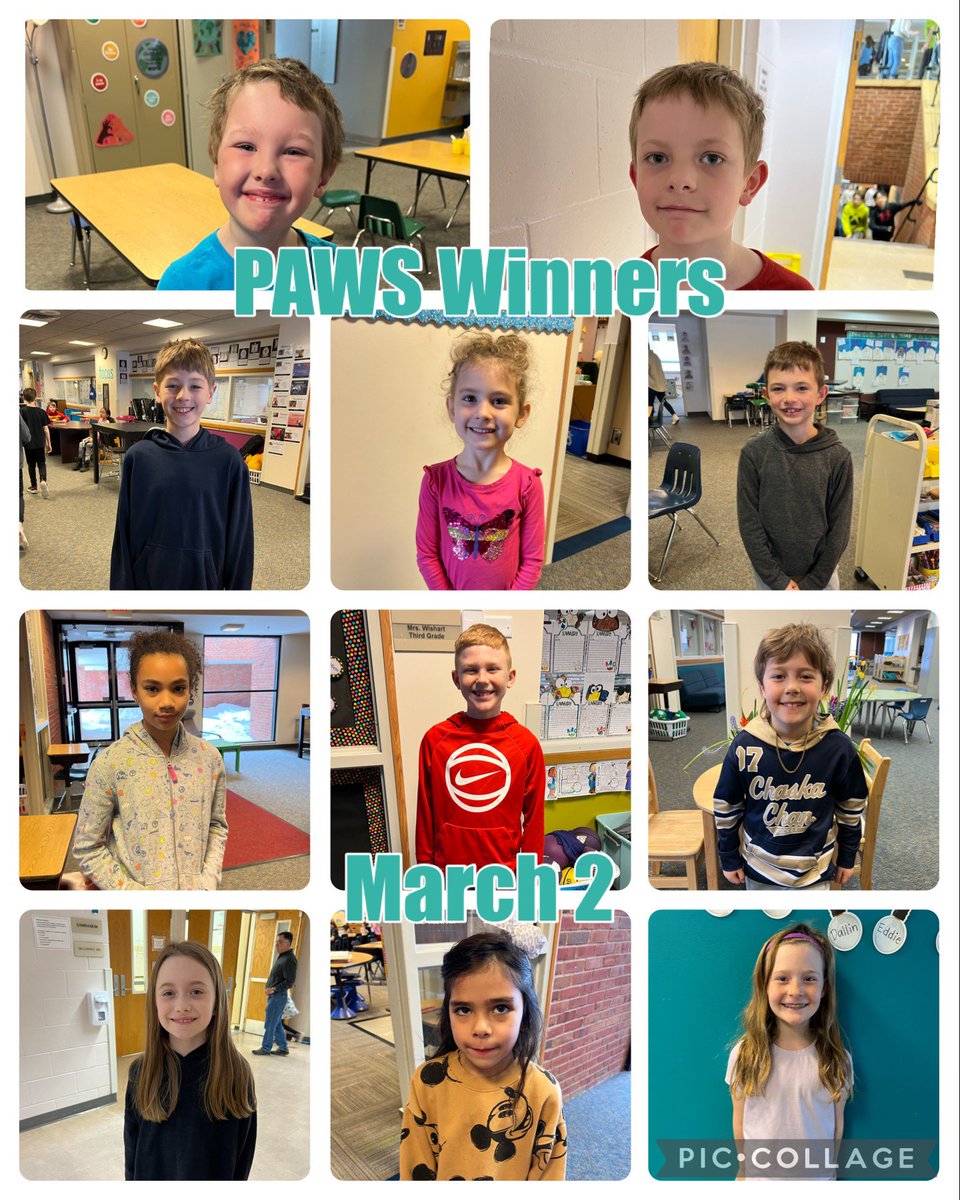 PAWS Winners for March 2