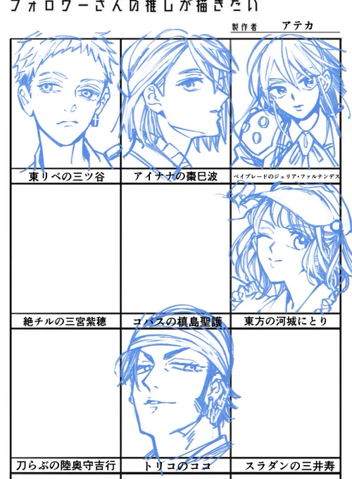 描き中~ 
