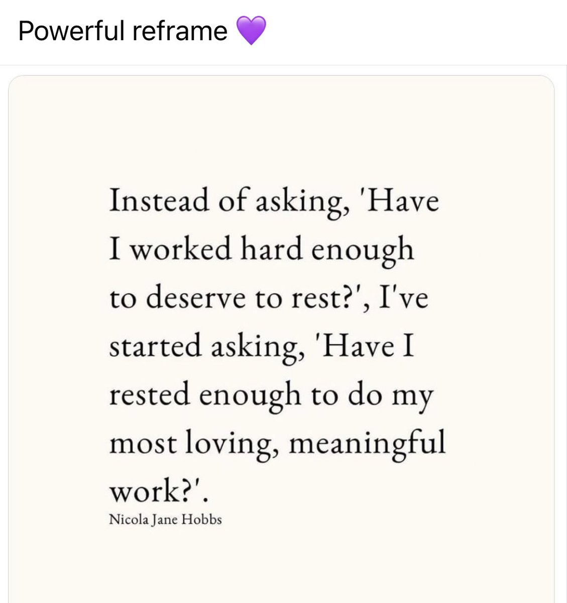 As we head towards the weekend, Leaders, try this powerful reframe about work and rest! #Leadership #rest #LACOE