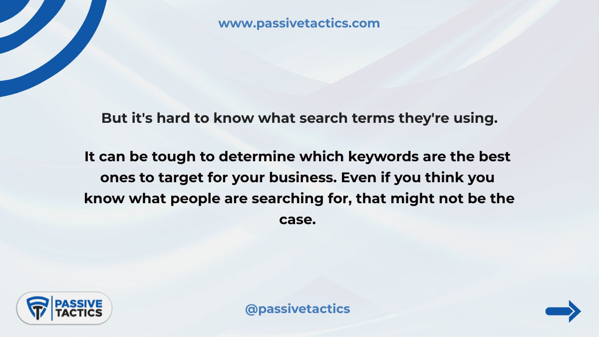 TacticsPassive's tweet photo. Do you know how to start optimizing your website for keywords? This guide will take you through the basics of what you need to do in order to make sure your potential customers can find you online.

#passivetactics #kewordresearchprocess https://t.co/47otuAsZir