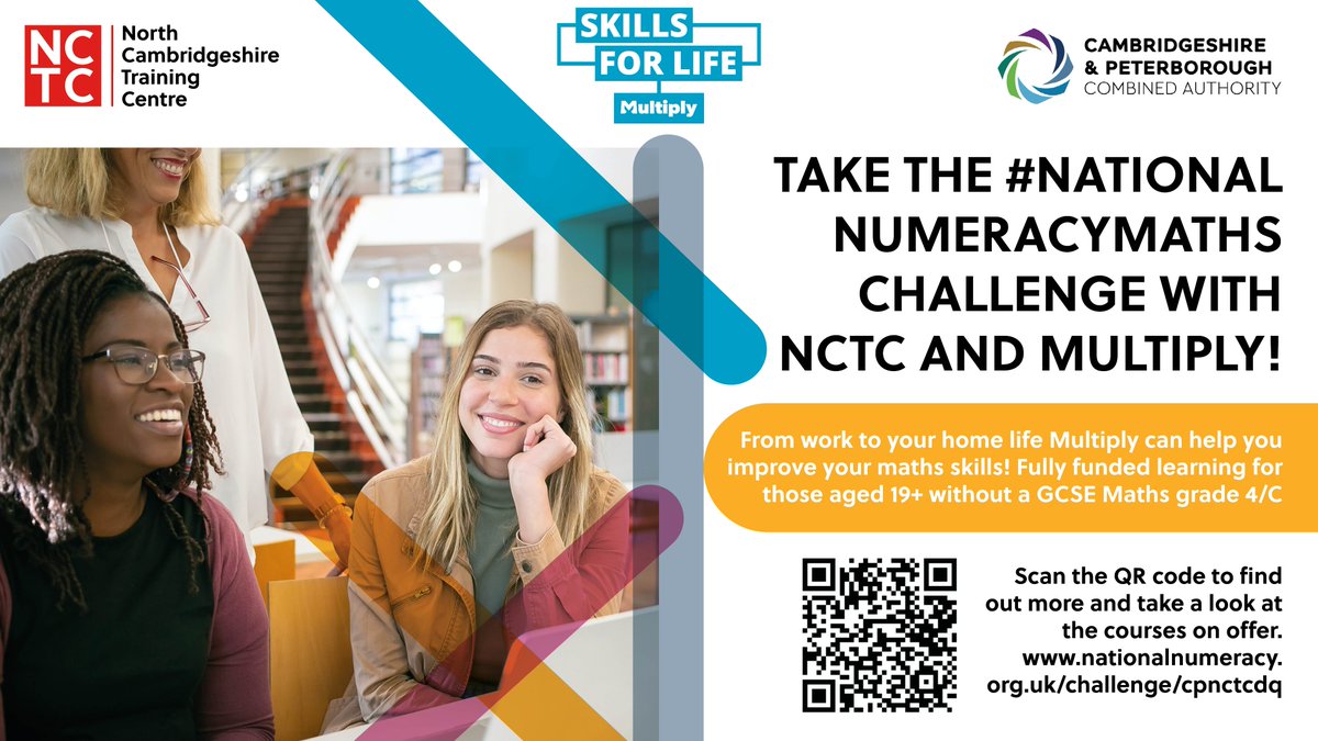 The #NationalNumeracyChallenge is a great way to boost your own number confidence. You might want to improve your confidence in numeracy for work, to help you in the supermarket or to support your children. 

Try the challenge today by clicking the link: nationalnumeracy.org.uk/challenge/cpnc…