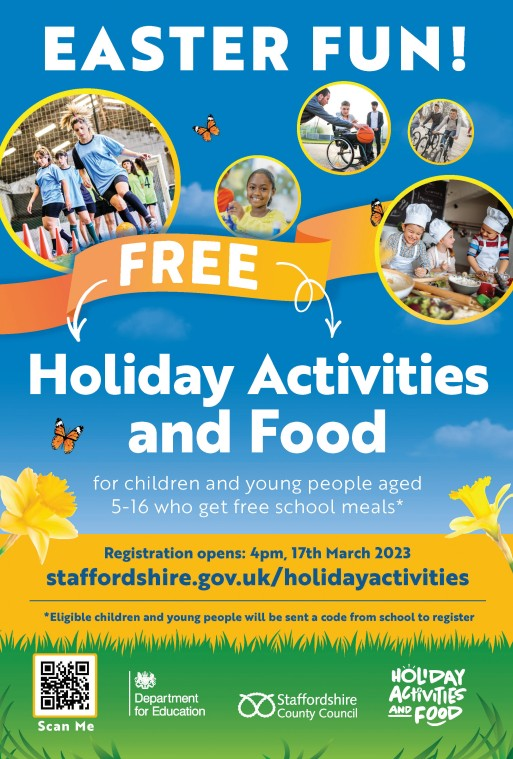 🐇 Easter Fun!  Free #HolidayActivities & Food (HAF)! 
There will be lots of different holiday clubs offering Easter themed activities. 
Plus, the favourites including dodgeball, cooking, horse-riding, dance, football, swimming, bushcraft & lots more! 1/2