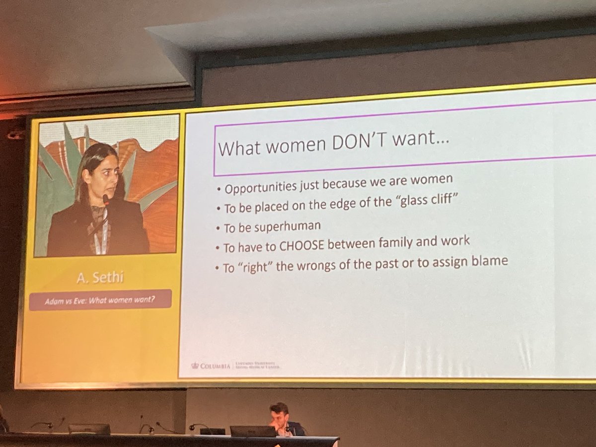 Inspiring talk on the current role and defies of women in endoscopy by @drsethinyc at #euroeus2023 

What do we want and DON’T want?