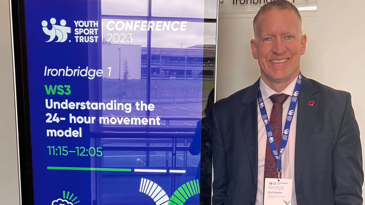 csep_scpe's tweet photo. Dr. Robert Ross &amp; Zach Weston (@CSEP_CEO) dove into international best practice and addressed health outcomes through the #24HourMovementGuidelines  with an incredibly engaged audience at the #YSTConference! 👏🇬🇧

@YouthSportTrust #MakeYourWholeDayMatter https://t.co/2kjDZVZKUF