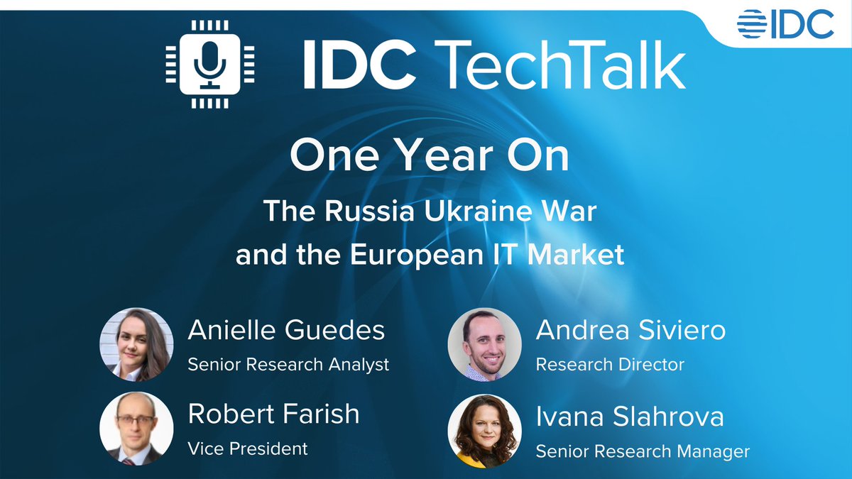 Listen to a special edition of IDC TechTalk looking at how the European ICT market has been impacted by a year of the Russia-Ukraine war: soundcloud.com/idctechtalk/ru…