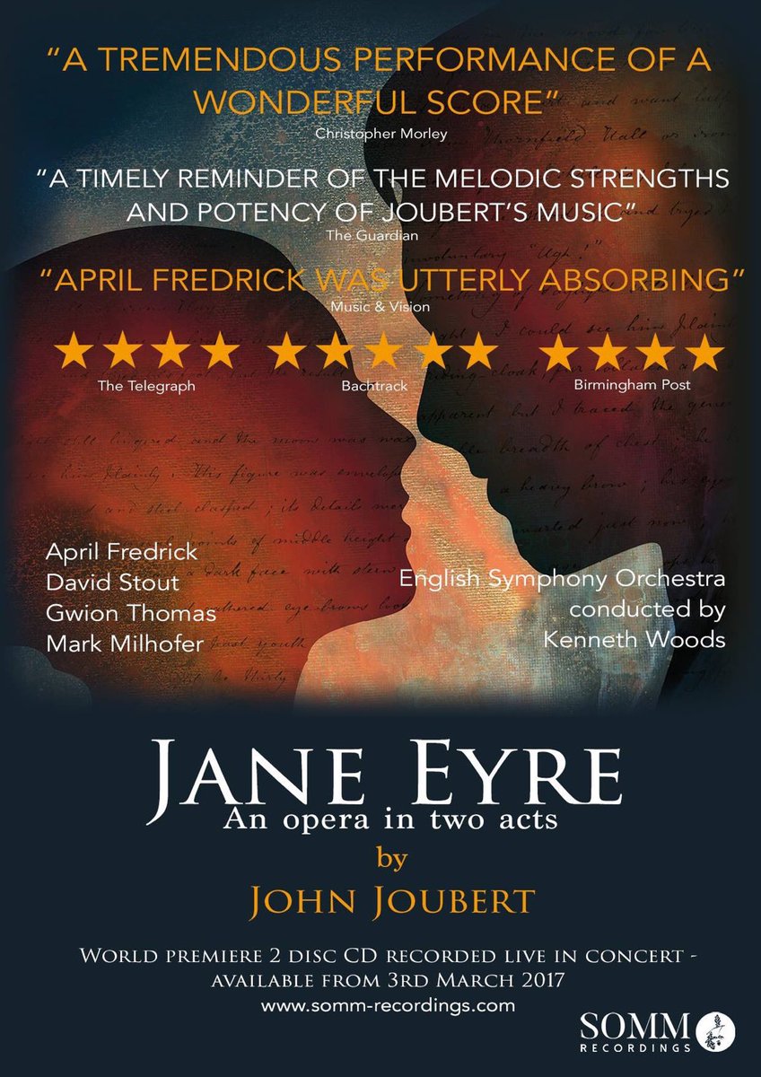 Jane Eyre #WorldBookDay #CharlotteBronte

“...a truly great modern opera”