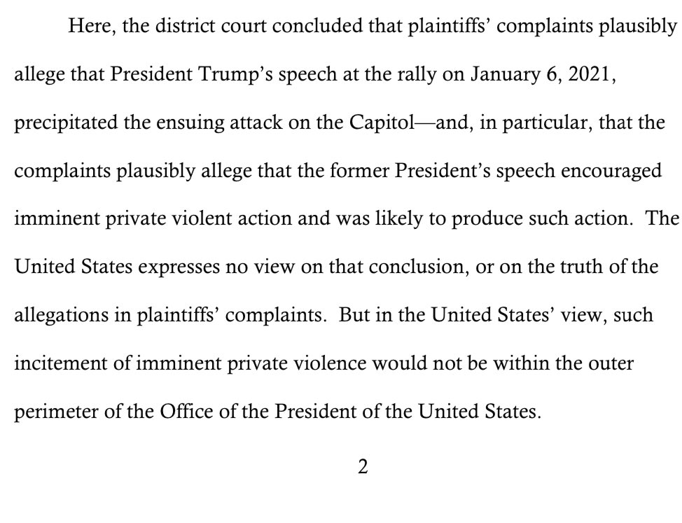 barbmcquade • DOJ uses great restraint in saying Trump's Presidential  Records Act argument “borders on friv • Threads