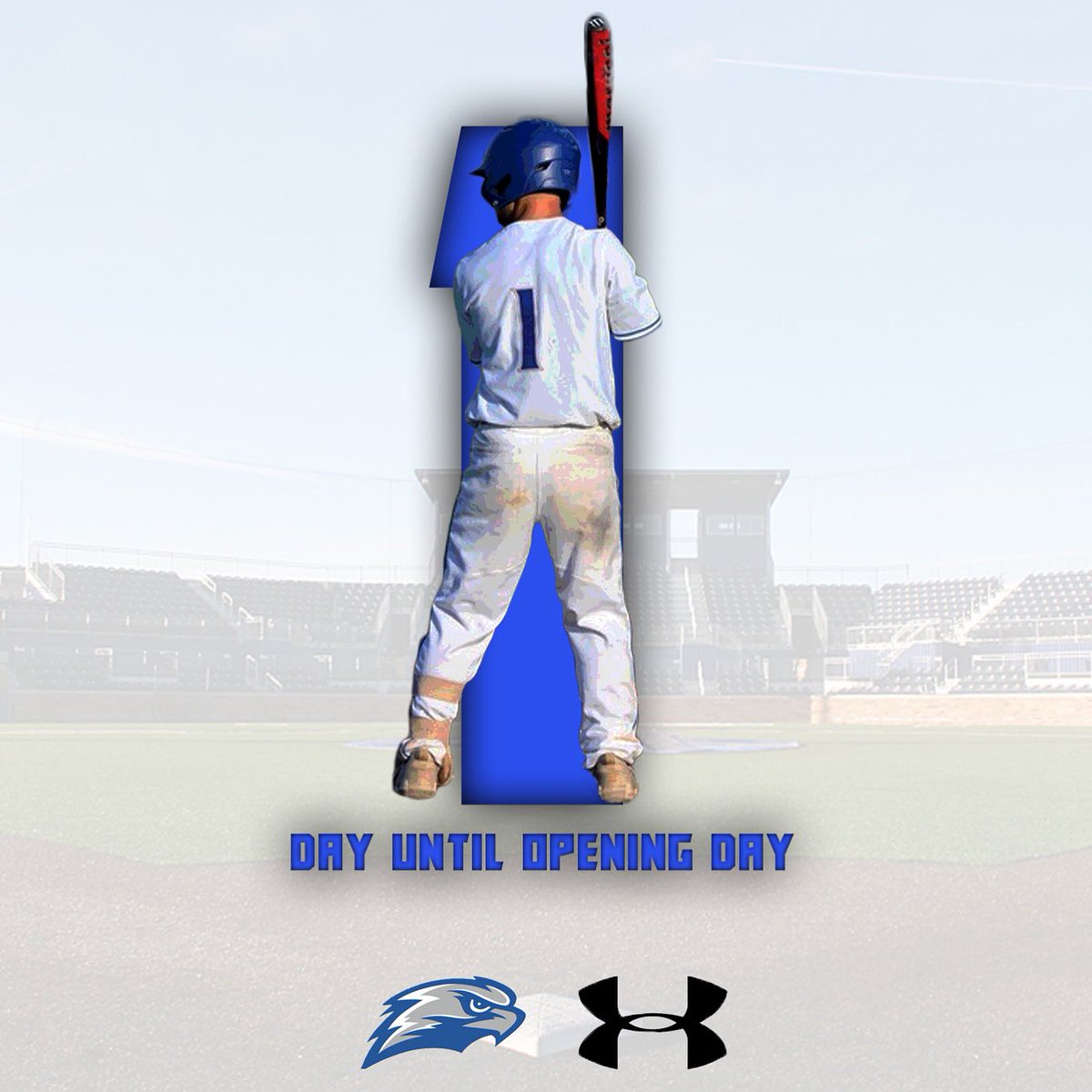 CUW_Baseball's tweet photo. Just 1️⃣ more day! #cuwbaseball https://t.co/y9DwFxviaE
