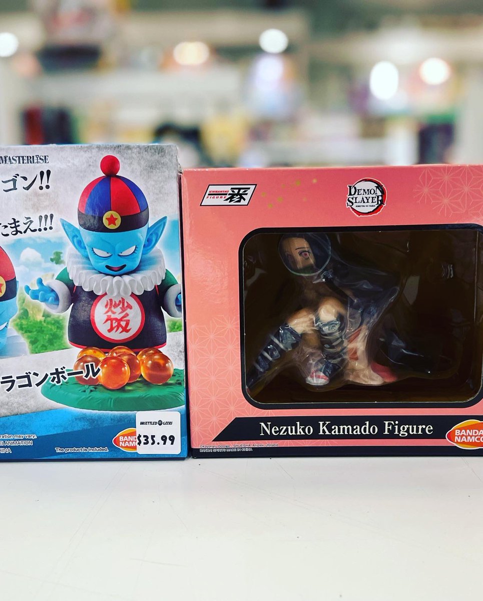 Checkout the newest items at Unsettled Geeks.

Stop by and Geek Out with us

#unsettledgeeks #jujutsukaisenfigure #horizonfigure #demonslayerfigure