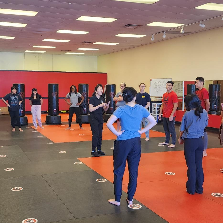 NevadaStateHS's tweet image. We would like to thank @officialvictoryma at Boca Park for hosting a martial art class for our Renegades! Students learned techniques such as kicking, blocking, and striking to defend themselves, while having a great time with friends 👊 #nshs #victorymartialarts #selfdefense