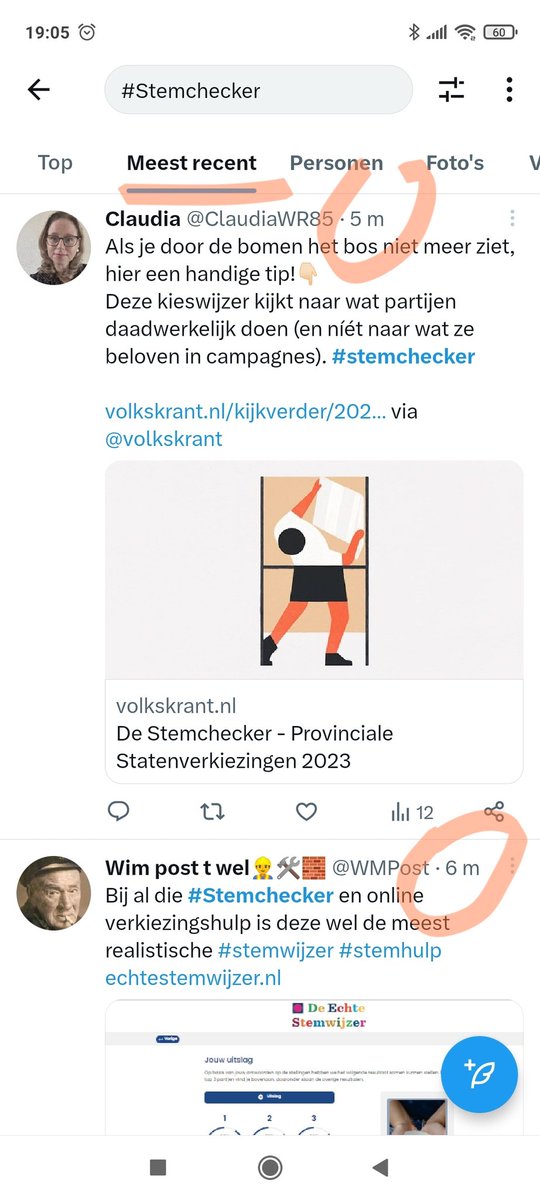 Tijnie5's tweet photo. #stemzeweg
Volgens mij is #stemzeweg trending, volgens Twitter niet, volgens hen is #Stemchecker trending. Zowel onder tabje 'top' als 'meest recent' in je zoekscherm zie je dat #stemzeweg veel meer tweets en retweets heeft dan #Stemchecker maar goed. Tot zover mijn onderzoek https://t.co/wu3bZp2hLR