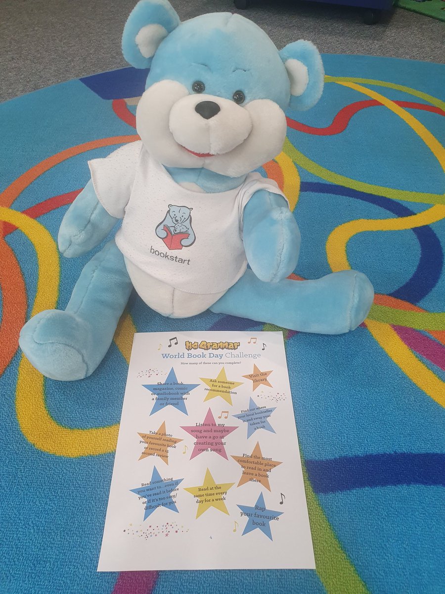 KnebCommLibrary's tweet image. Book Start Bear is excited about World Book Day as there lots of things to do &amp;amp; lots of books to read at your local library
#knebworthcommunitylibrary
#WorldBookDay2023