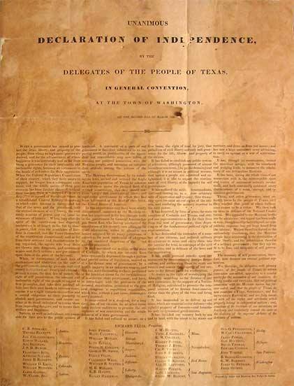 TracesofTexas's tweet image. Happy Birthday, Texas! 187 years ago today, on March 2nd, 1836, 59 men signed the Texas Declaration of Independence, officially breaking from Mexico and creating the Republic of Texas.  We've been through a lot since then --- had our share of bad characters and tough times ---…