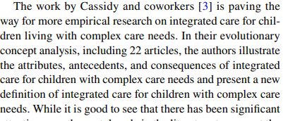LornaCassidy2's tweet photo. A glowing review of our recent publication exploring what integrated care means for children with complex care needs 😊 @ucdsnmhs @connollympm @EurJPediatrics        https://t.co/GV080pMiEX https://t.co/IACR8IeWua
