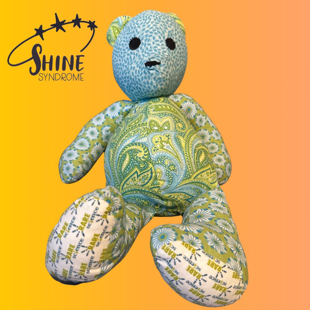 DLG4SHINE's tweet image. 📣 It's our turn for RARE Bears, a specially-designed bear for a patient living with a rare disease. The SHINE Syndrome Foundation is one of the recipient organizations for the month of March!

Use this link to order by 3/18!
rarescience.org/rare-science-p…

#rarebeararmy #rarebear #dlg4