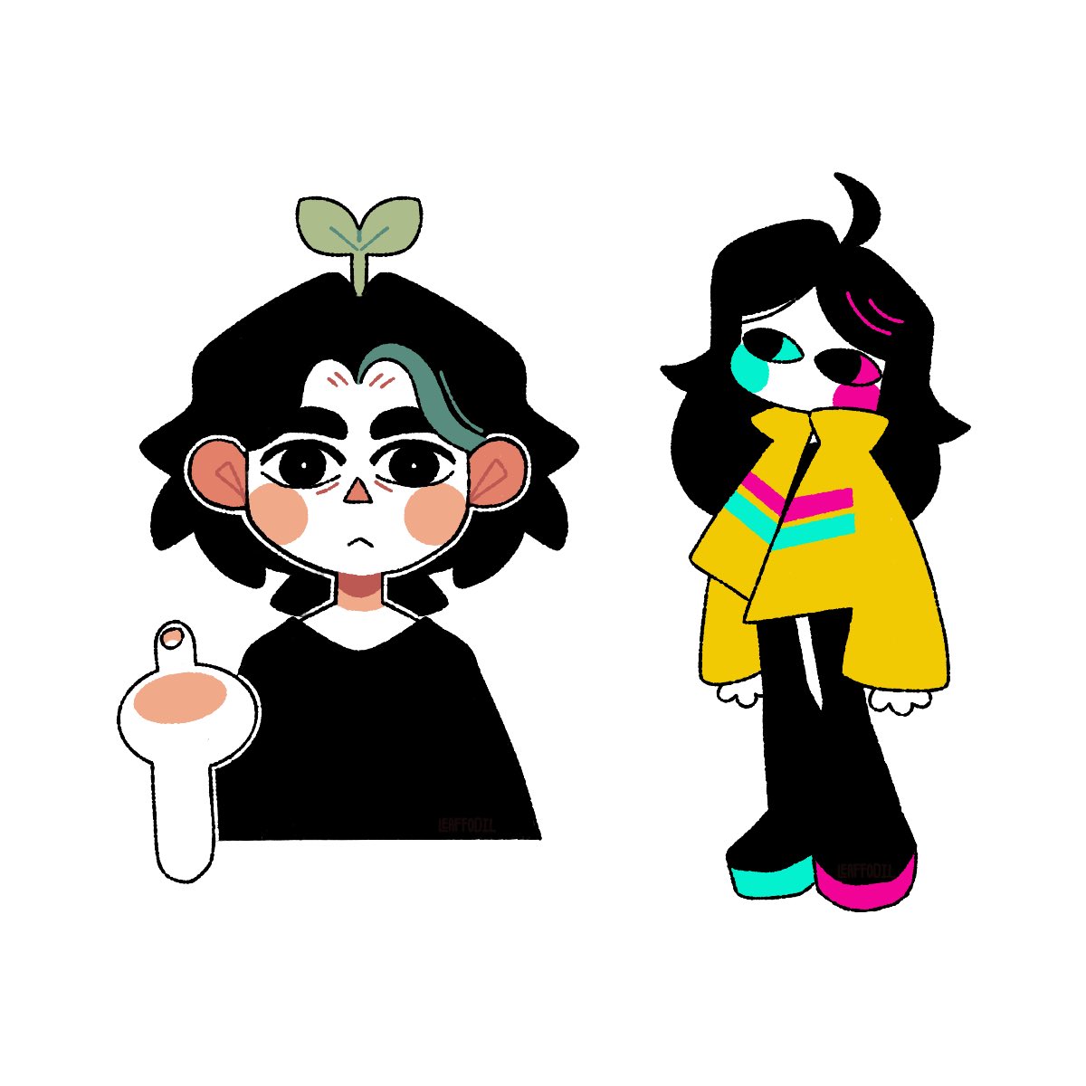 leaffodil's tweet photo. Brush test https://t.co/npfgU8at58