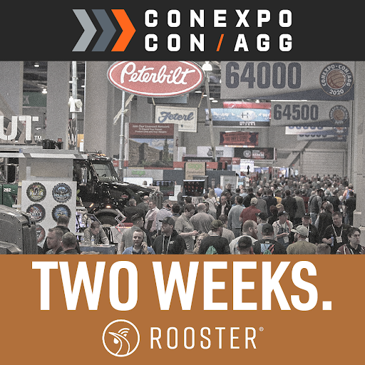 roostertracking's tweet photo. Less than two weeks ‘til CONEXPO-CONAGG 2023 and the #RoosterCrew is ready! Are you headed to Las Vegas, too? Stop by North Hall 11477 to see the new #RoosterAssetTracking system in action.
https://t.co/Ebmz2FgdEl
#dontwonderKnow #CONEXPO #WhatsNewInConstruction https://t.co/zjgUW3OZcs