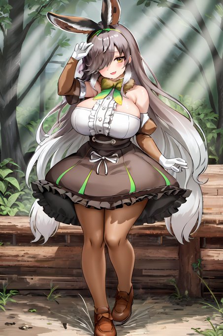 AI描きプログラムでヤブノウサギを作ってみました🍀🐇

#けものフレンズ
#stablediffusion 
#AIイラスト 