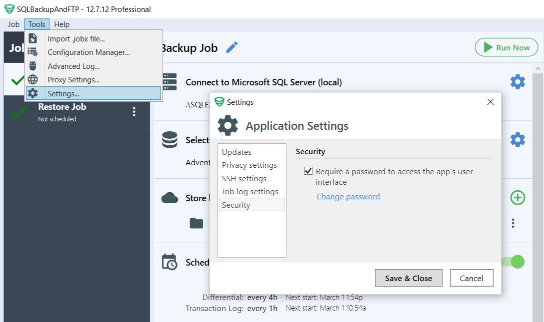 sqlbackupandftp's tweet image. Release notes for SQLBackupAndFTP 12.7.12:
Additions:
1. Added the option to connect to #SQLServer with "Trust Server Certificate."
2. Implemented app protection with user password.
Updates:
1. Improved upload speed to #Azure Blob Storage destination.
#MySQL #PostgreSQL #Backup