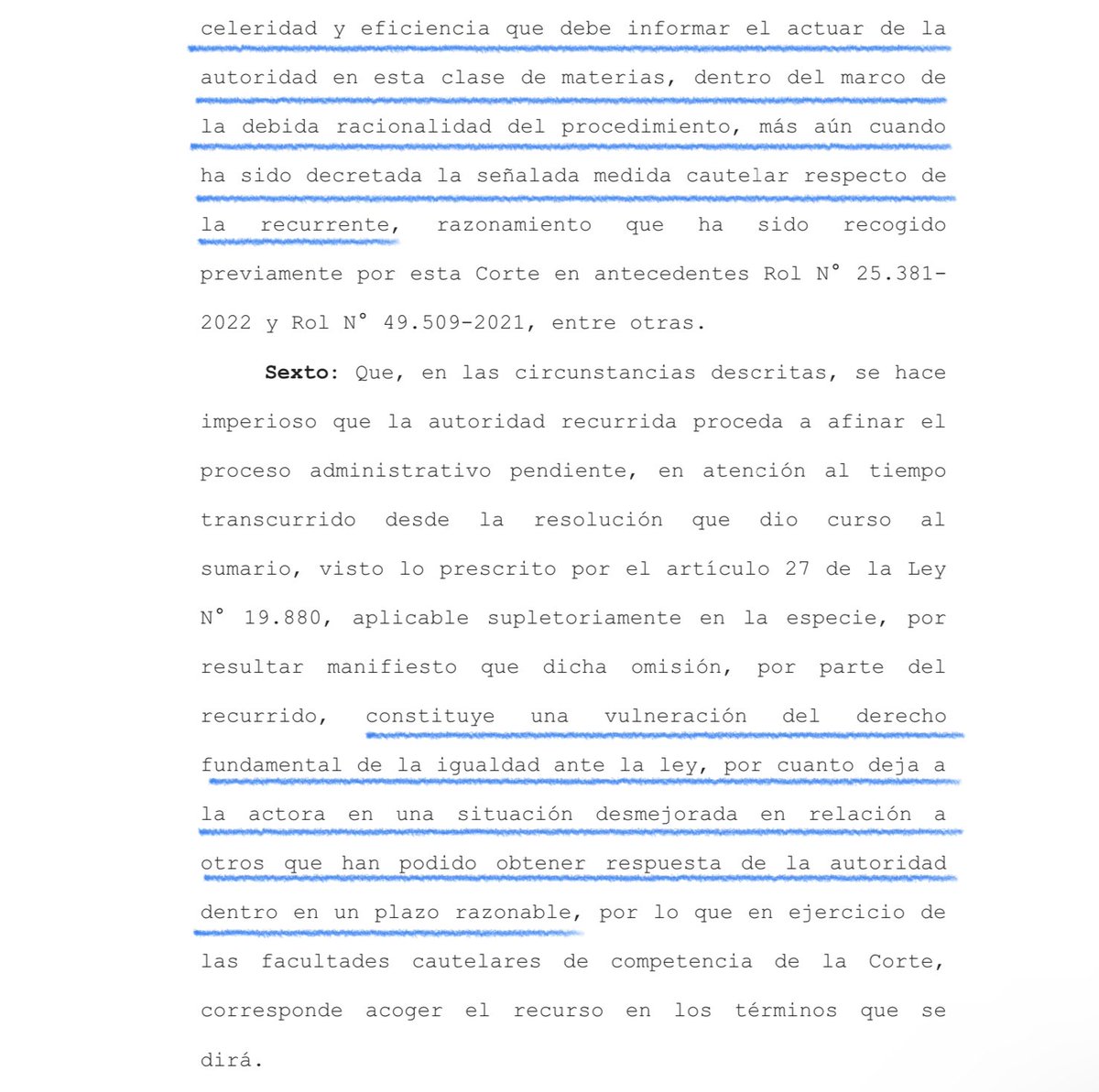 CS (Rol 136255-2022 1.3.2023) El derecho administrativo sancionador debe respetar el principio de que la tramitación sea llevada dentro de un plazo razonable, lo que no se cumple, porque la instrucción sumaria data de 9 meses a la fecha