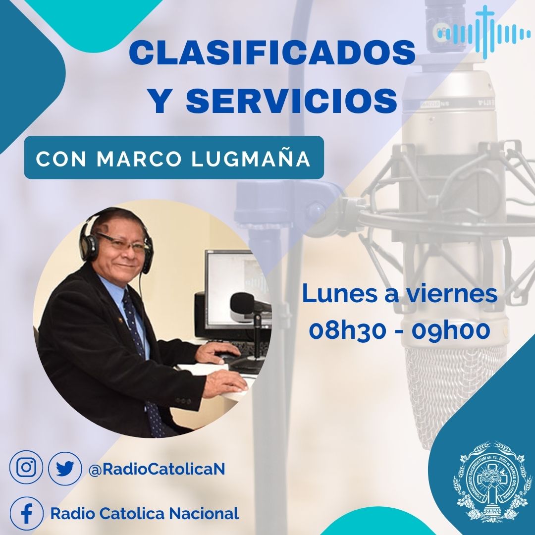 Visítenos en nuestras oficinas en la Basílica del Voto Nacional o comuníquese con nosotros al:
📞 (02) 2957926 
📌 Pichincha 94.1 - Imbabura 104.7 - Manabí 88.9 - Sto. Domingo 101.7 FM - El Oro 99.9 
🌎 rcncatolica.com
#RCN #RadioCatólicaNacional #PadresOblatos