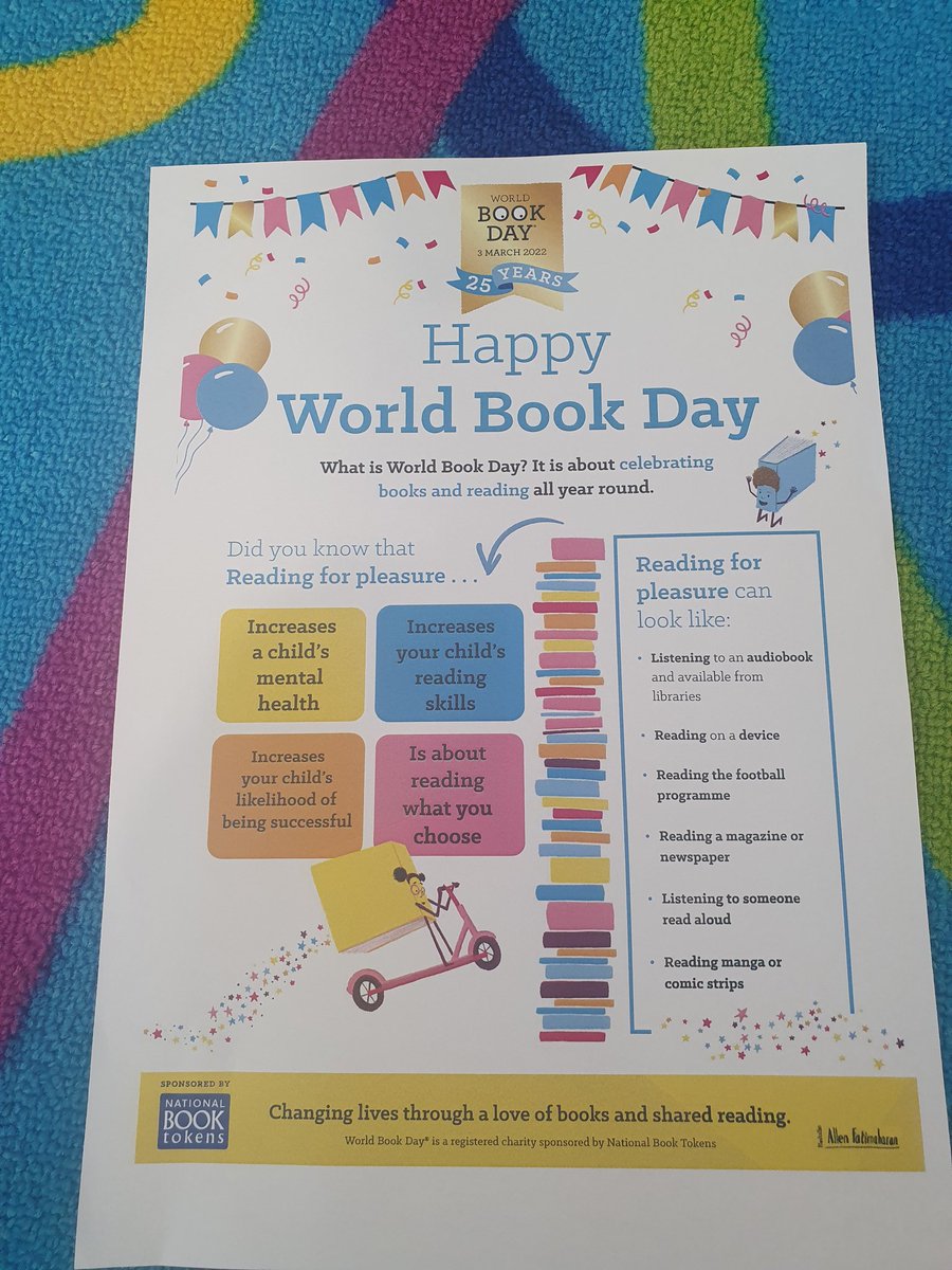 KnebCommLibrary's tweet image. Book Start Bear is excited about World Book Day as there lots of things to do &amp;amp; lots of books to read at your local library
#knebworthcommunitylibrary
#WorldBookDay2023