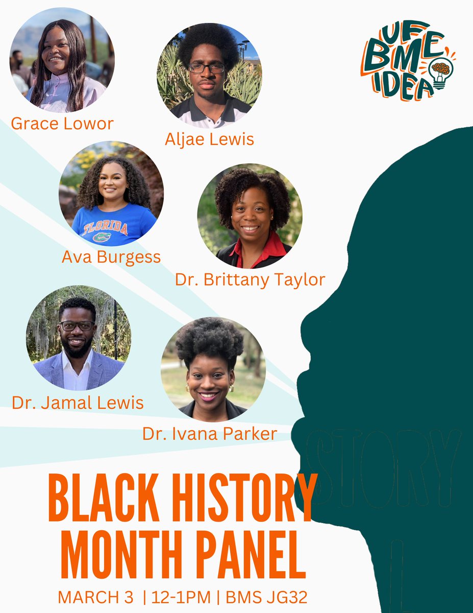 UF BME (@ufbme) on Twitter photo Join us tomorrow: Black History Month Panel with BME students & faculty. BMS, JG32 @ Noon. <a href="/UFBMEIDEA/">UF BME Inclusive Excellence Committee</a> <a href="/DrIKParker/">Ivana Parker, PhD</a> <a href="/BLT_BME/">Brittany Taylor, PhD</a> <a href="/JamalSLewisPhD/">Jamal S. Lewis</a> Join us tomorrow: Black History Month Panel with BME students & faculty. BMS, JG32 @ Noon. <a href="/UFBMEIDEA/">UF BME Inclusive Excellence Committee</a> <a href="/DrIKParker/">Ivana Parker, PhD</a> <a href="/BLT_BME/">Brittany Taylor, PhD</a> <a href="/JamalSLewisPhD/">Jamal S. Lewis</a>