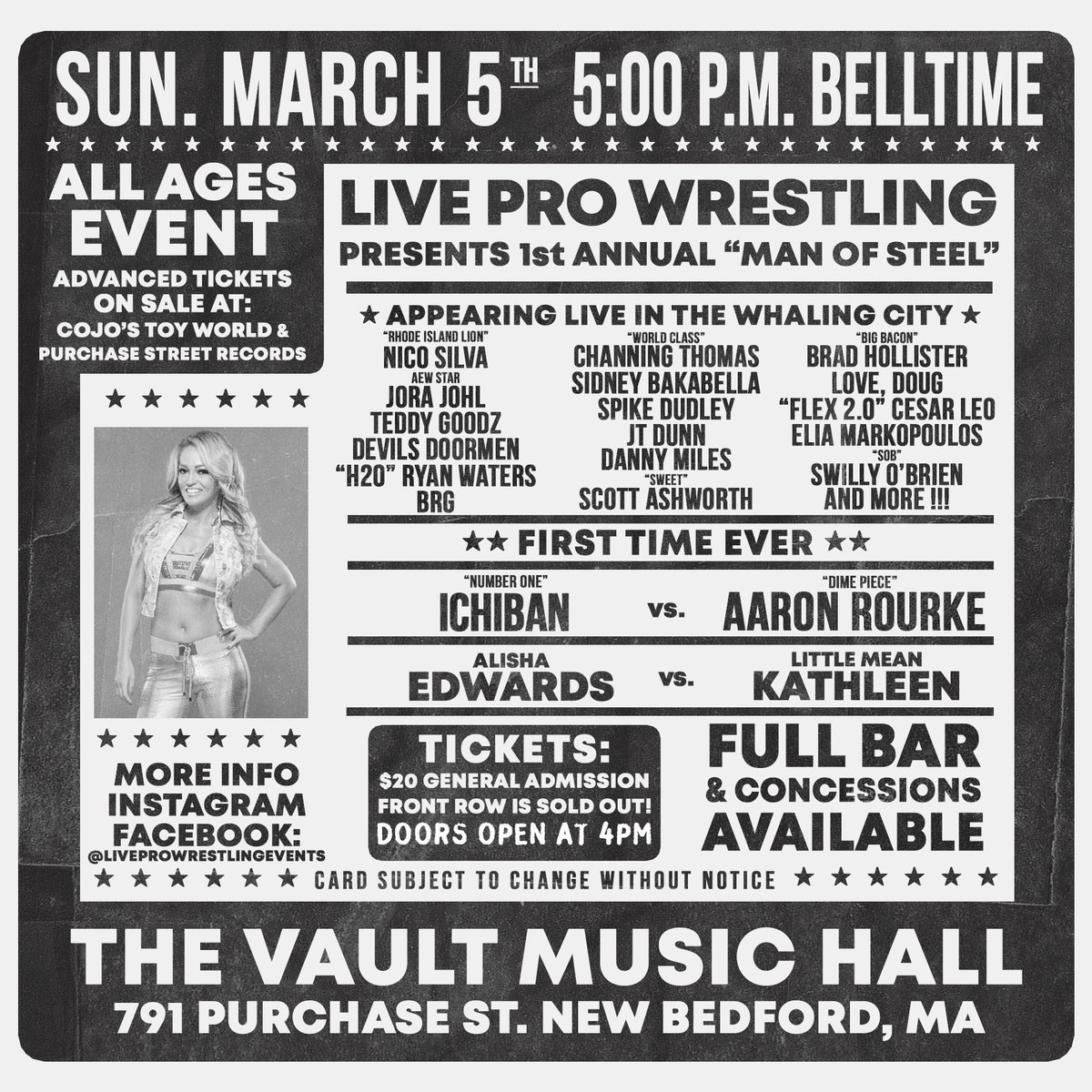 thejtdunn's tweet photo. Pumped to show tf out this weekend 🙏🏼
Best of 5: Match 4
🆚 Aaron Rourke
No DQ Trios Tag Match
#TheUNIT 🆚 Death Dollz
#TheOne x #3XOG @ LPW https://t.co/fp7oe006DT