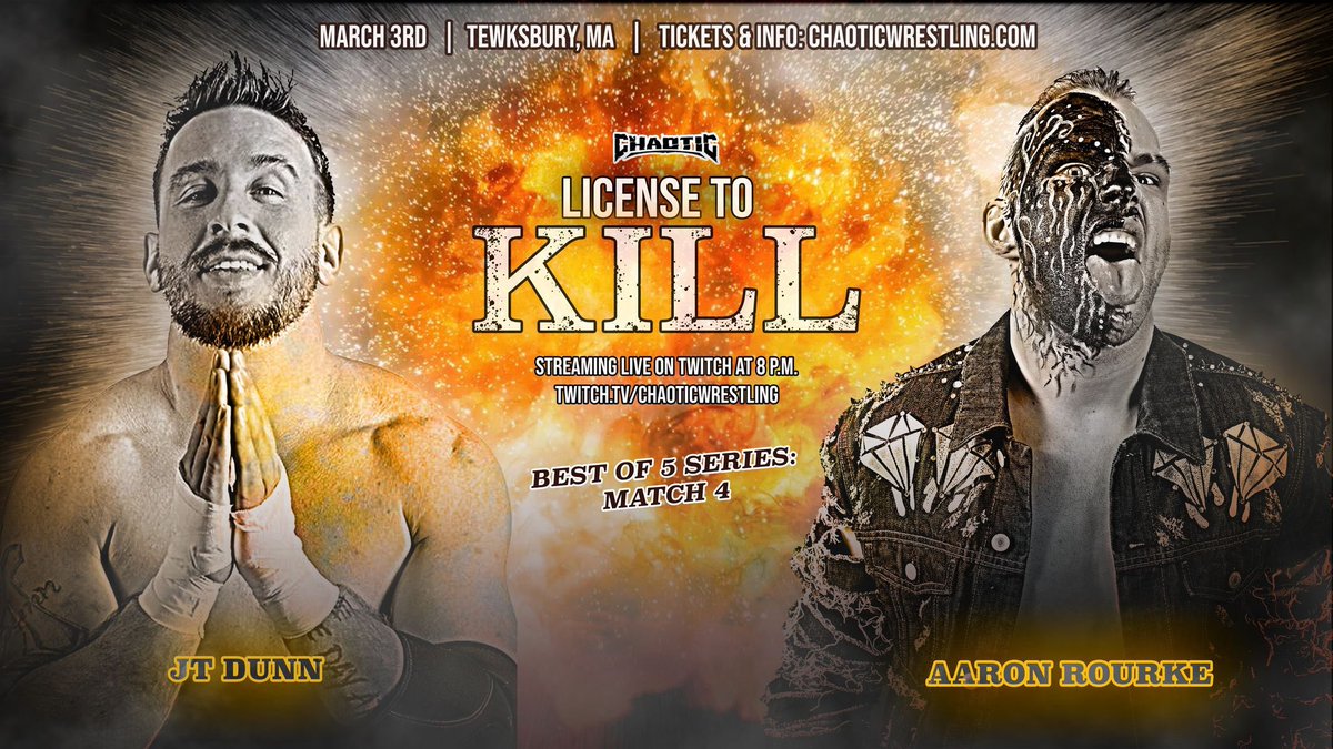 thejtdunn's tweet photo. Pumped to show tf out this weekend 🙏🏼
Best of 5: Match 4
🆚 Aaron Rourke
No DQ Trios Tag Match
#TheUNIT 🆚 Death Dollz
#TheOne x #3XOG @ LPW https://t.co/fp7oe006DT