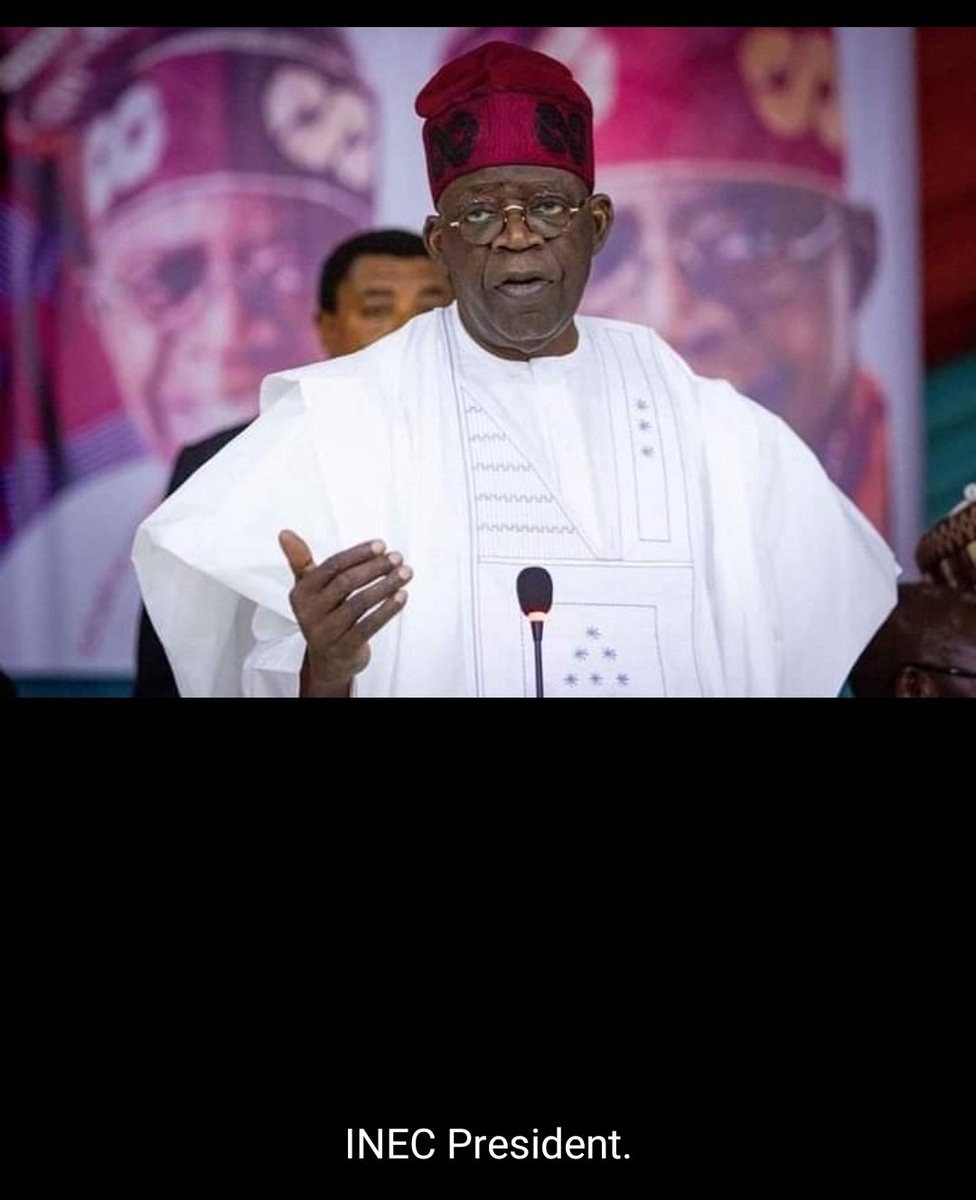 OfemChris's tweet photo. INEC President Vs Nigerian President https://t.co/fuCZrtKTOU