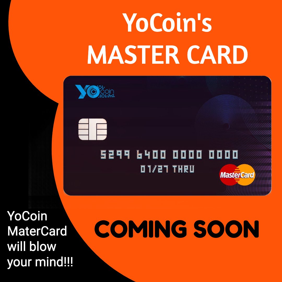 YocRevolution's tweet image. 👉Stay tunned and keep an eye on the PINNED MESSAGES to get the benefits of being the Early adopters of YoCoin!!!❤️

YoCoin's Master Card LAUNCHING SOON!📌

#YoCoin #YocRevolution #nft #crypto #cryptocurrency #trading #transfer #vindax #vinDAX #buyselltrade #buysell