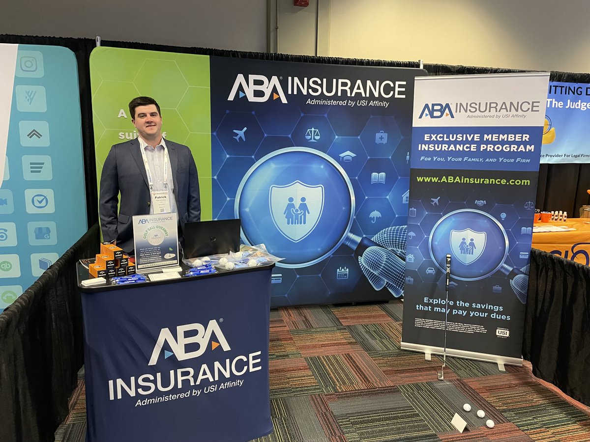 AmBarInsure's tweet photo. USI Affinity's Stephen Weber and Pat McCloskey are at the ABA TECHSHOW 2023 until Friday, March 3rd. Make sure to stop by the booth and say hello! https://t.co/IfVk1B6G0B