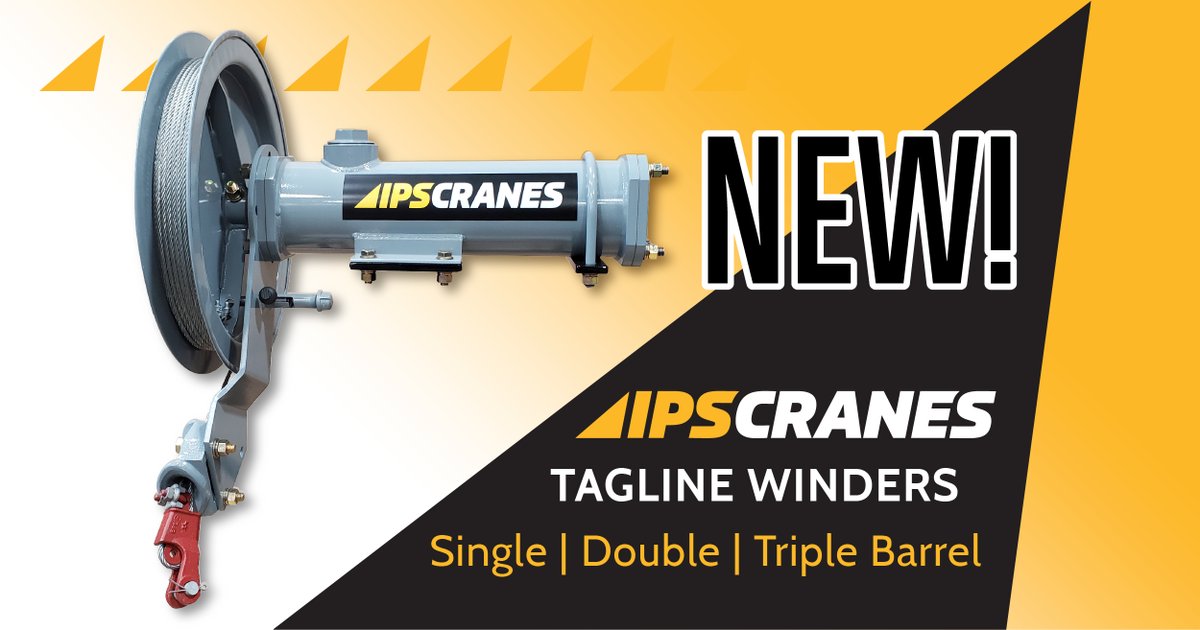 New product alert! Contact us today for a quote. More info will be available at our CONEXPO booth, N12550. See you there!

ipscranes.com/tagline-winder…

#tagline #CONEXPO #manufacturing