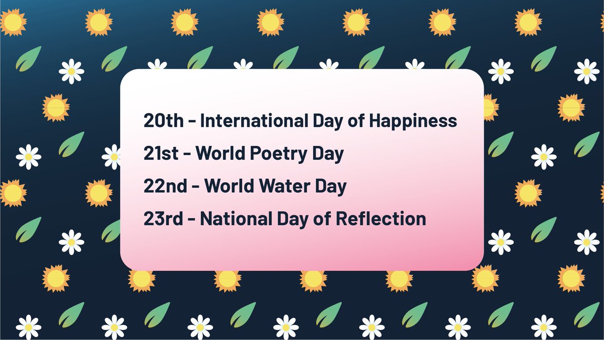 FINNPartnersUK's tweet photo. Get ready for March! 🌷 Here are the key dates to add to your social media content calendar this month. Don't miss out on these opportunities to engage with your audience!

#MarchDates #SocialMediaCalendar #ContentPlanning https://t.co/trX3IaYzSu