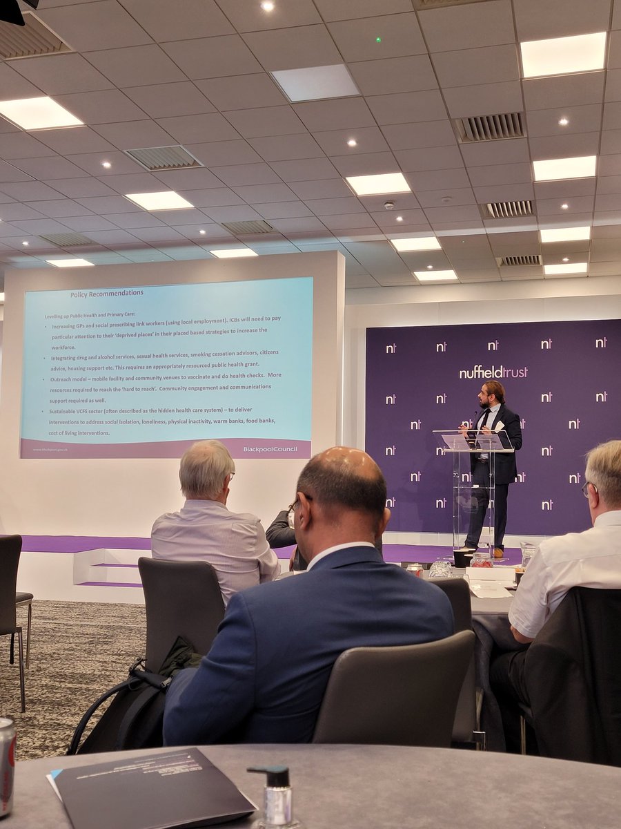 Loved hearing from @DrRajpura about the role of social prescribing, community outreach and sustaining the VCSE sector with longer term funding. #ntsummit